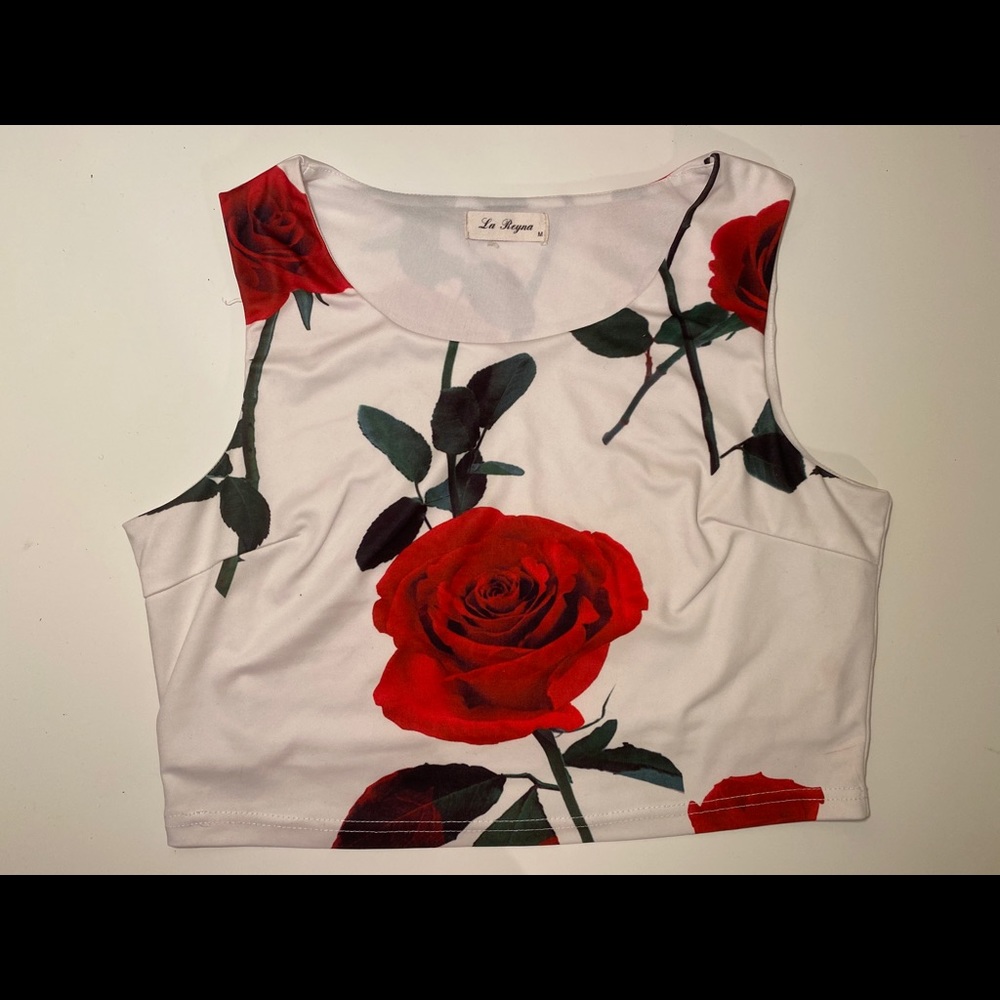Rose Crop Top